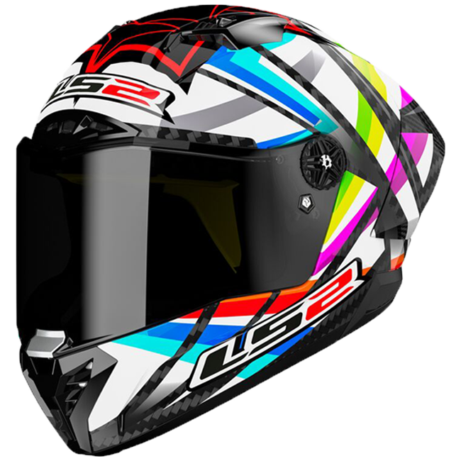 LS2 FF805 Helm Thunder GP Aero Flash Zwart 168059002 