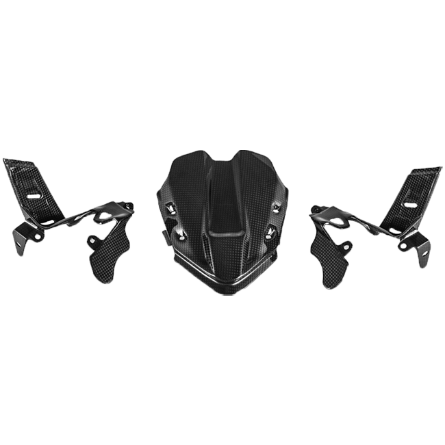 Instrumentenafdekking "zonder GPS" Carbon Fullsix Ducati Panigale V4/S/R (18-24) 