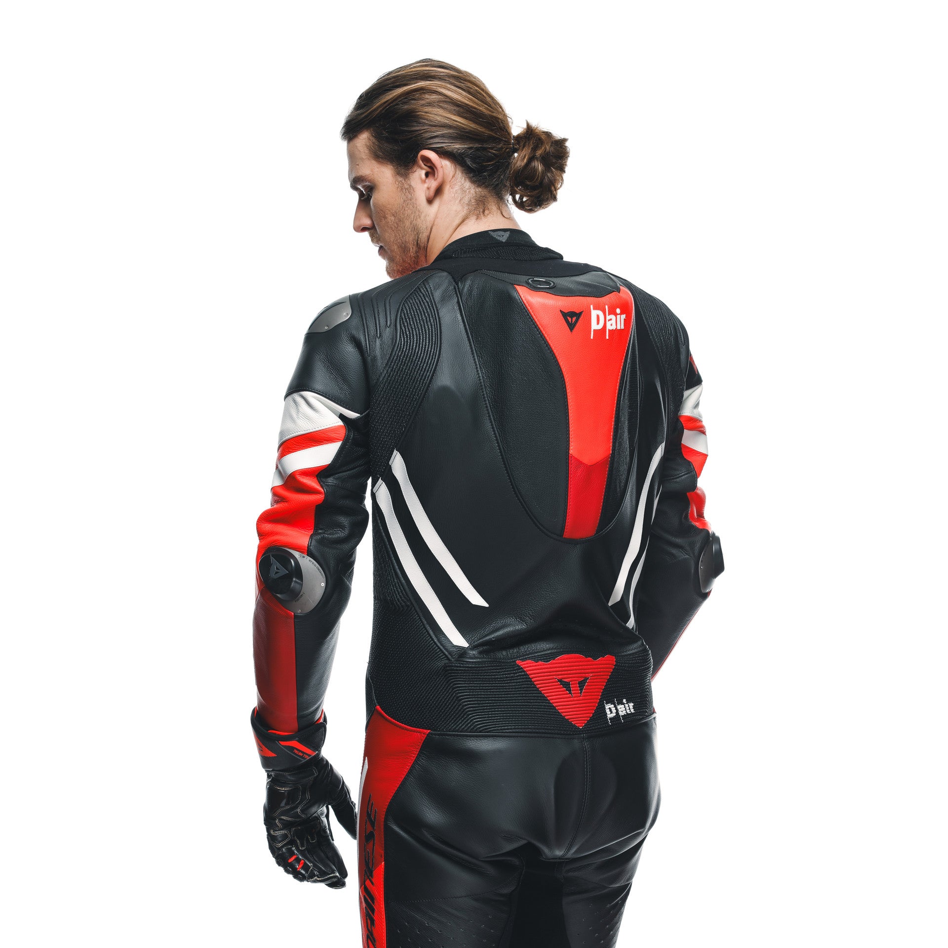 Dainese Misano 3 D-AIR® Eendelig leren pak – Geperforeerd airbag racepak | Heren | Rood 