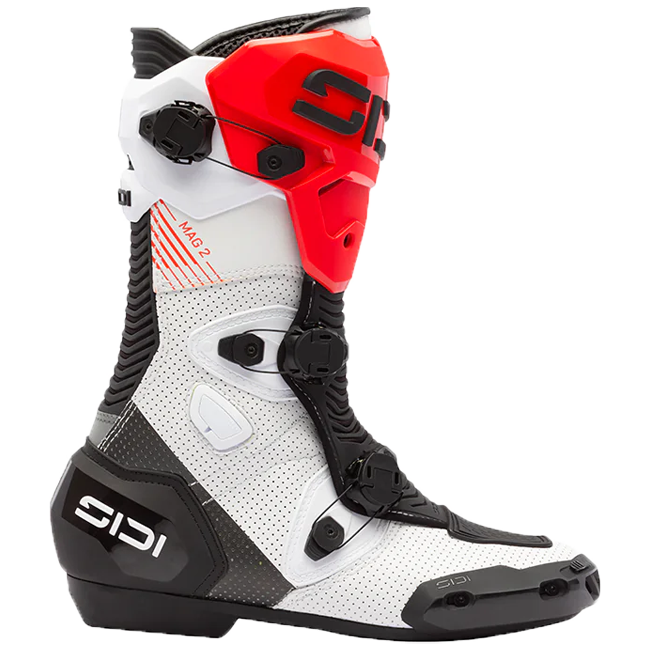 Sidi MAG 2 Air motorlaarzen Wit Zwart Rood - 391 