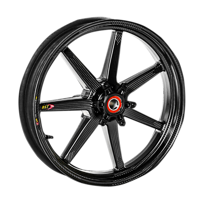 BST MAMBA 7 TEK Carbon Voorwielvelg Aprilia RSV4/RR/1100 Factory (21-25) 