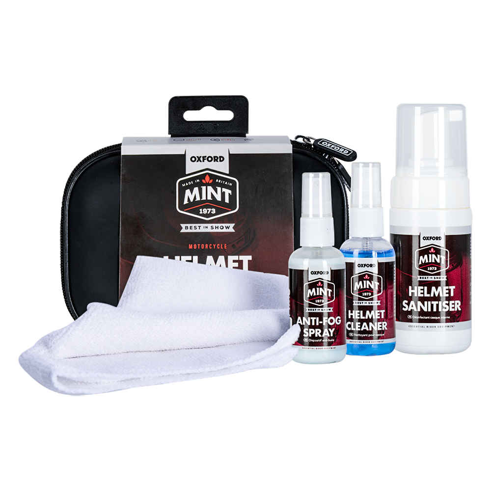 Oxford Mint Helmpflege-set "Helmet Care Kit" - 4-delig 