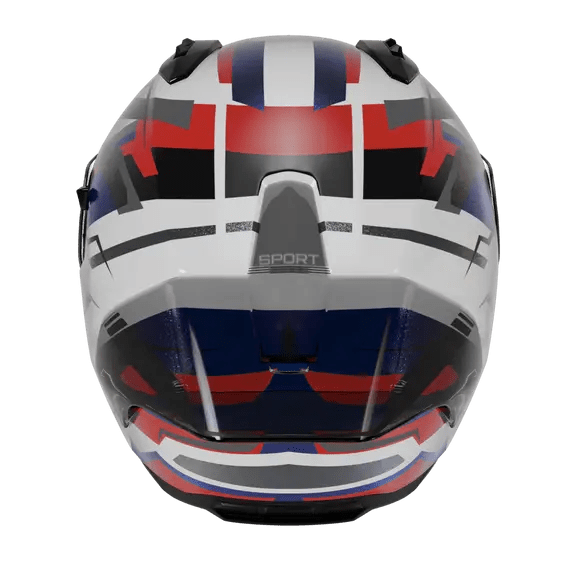 Nolan N60-6 Sport Helm Corsa Wit / Blauw / Rood / Matt-finish 355 
