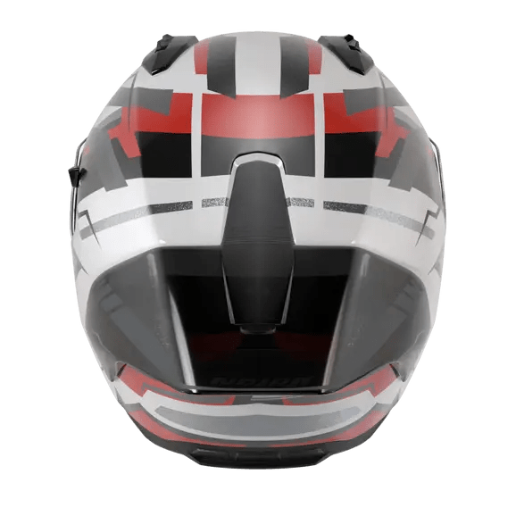 Nolan N60-6 Sport Helm Corsa Wit / Zwart / Rood / Metaalafwerking 356 