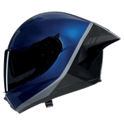 Nolan N60-6 Sport Helm Speciale Verf Diepblauw / Zwart / Zilver 346 