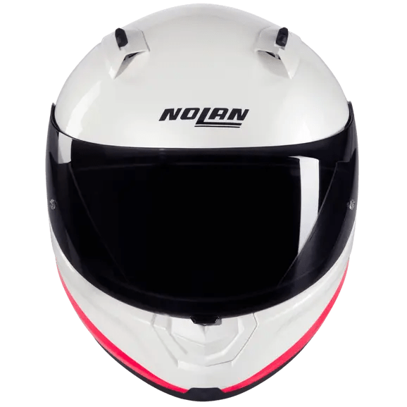 Nolan N60-6 Sport Helm Speciale Verf Parelmoer / Zwart / Oranje 347 