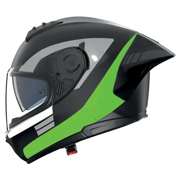 Nolan N60-6 Sport Helm Contrasto Zwart / Fluorescerend Groen / Glanzende Afwerking 358 