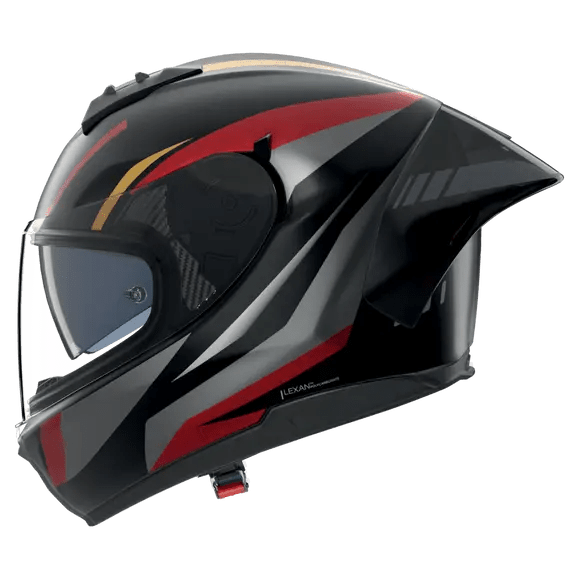 Nolan N60-6 Sport Helm Lesmo Zwart / Rood / Antraciet / Gouden Metaalafwerking 353 