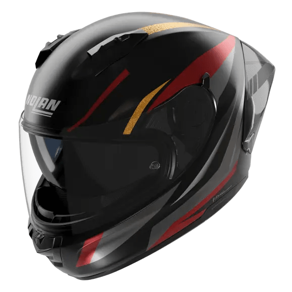 Nolan N60-6 Sport Helm Lesmo Zwart / Rood / Antraciet / Gouden Metaalafwerking 353 