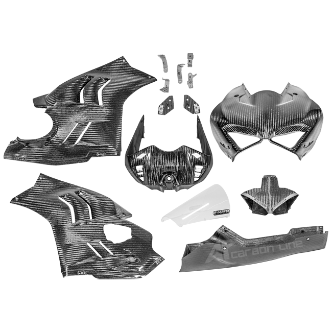 Compleet SBK kuipset 400g AP Carbon Line Ducati Panigale V4/S/R (22-24) 