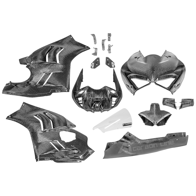 Compleet SBK kuipset 400g AP Carbon Line Ducati Panigale V4/S/R (22-24) 