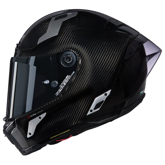 Nolan X-804 RS Helm Ultra Carbon Glanzend Zilver Argento 332 