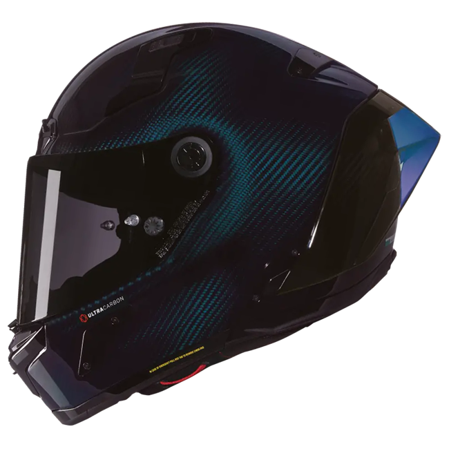Nolan X-804 RS Helm Ultra Carbon Glanzend Blauw Liquido 328 