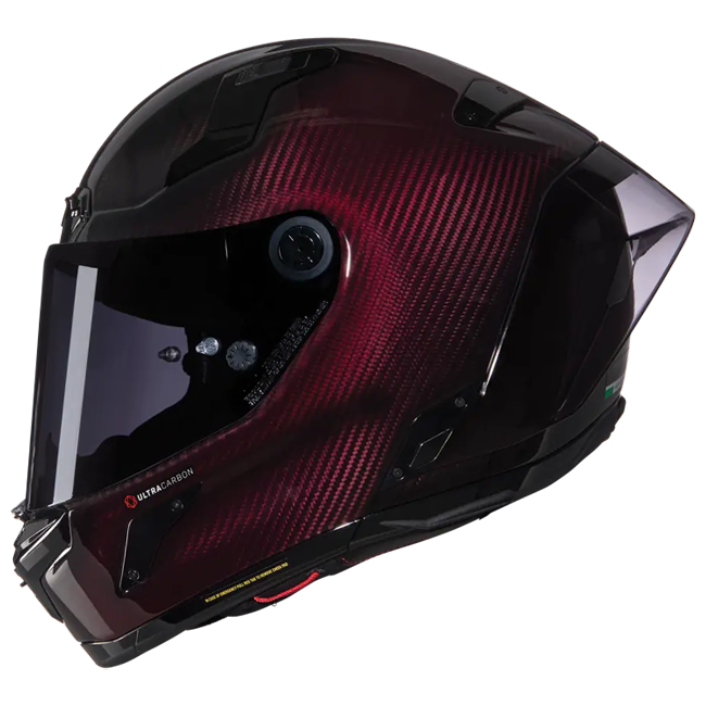Nolan X-804 RS Helm Ultra Carbon Glanzend Rood Liquido 326 