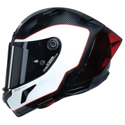 Nolan X-804 RS Helm Ultra Carbon Wit/Rood Asso di Picche 343 