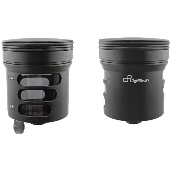 LighTech rem- & koppeling olie reservoir 30 cm³ – CNC aluminium, gekleurd | Universeel reservoir voor motorfietsen 