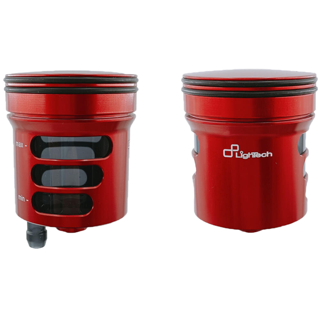 LighTech rem- & koppeling olie reservoir 30 cm³ – CNC aluminium, gekleurd | Universeel reservoir voor motorfietsen 