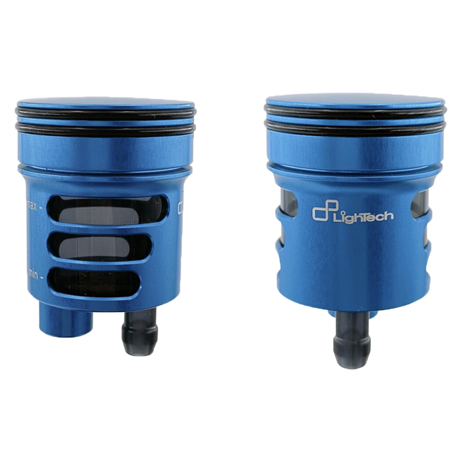 LighTech rem- & koppelingsoiltank 16 cm³ – CNC Aluminium, gekleurd | Universele reservoir voor motorfietsen 