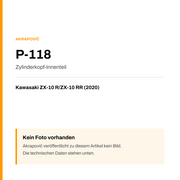 Akrapovic Zylinderkopf-Innenteil Kawasaki ZX-10 R / ZX-10 RR (20-20) P-118 — Platzhalter, kein Herstellerfoto verfügbar