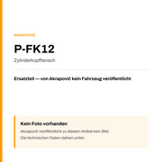 Akrapovic Zylinderkopfflansch P-FK12 — Platzhalter, kein Herstellerfoto verfügbar
