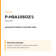 Akrapovic Hitzeschild Aprilia RSV4 / TUONO V4 1100 (25-26) P-HSA10SO2/1 — Platzhalter, kein Herstellerfoto verfügbar