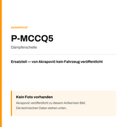 Akrapovic Dämpferschelle P-MCCQ5 — Platzhalter, kein Herstellerfoto verfügbar