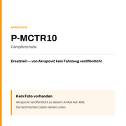 Akrapovic Dämpferschelle P-MCTR10 — Platzhalter, kein Herstellerfoto verfügbar
