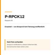 Akrapovic Repack-Kit P-RPCK12 — Platzhalter, kein Herstellerfoto verfügbar