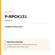 Akrapovic Repack-Kit Yamaha R1 (16-19) P-RPCK131 — Platzhalter, kein Herstellerfoto verfügbar