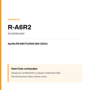 Akrapovic Schalldämpfer Aprilia RS 660 / TUONO 660 (24-24) R-A6R2 — Platzhalter, kein Herstellerfoto verfügbar
