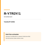 Akrapovic Schalldämpfer Yamaha R7 (26-26) R-Y7R3Y/1 — Platzhalter, kein Herstellerfoto verfügbar
