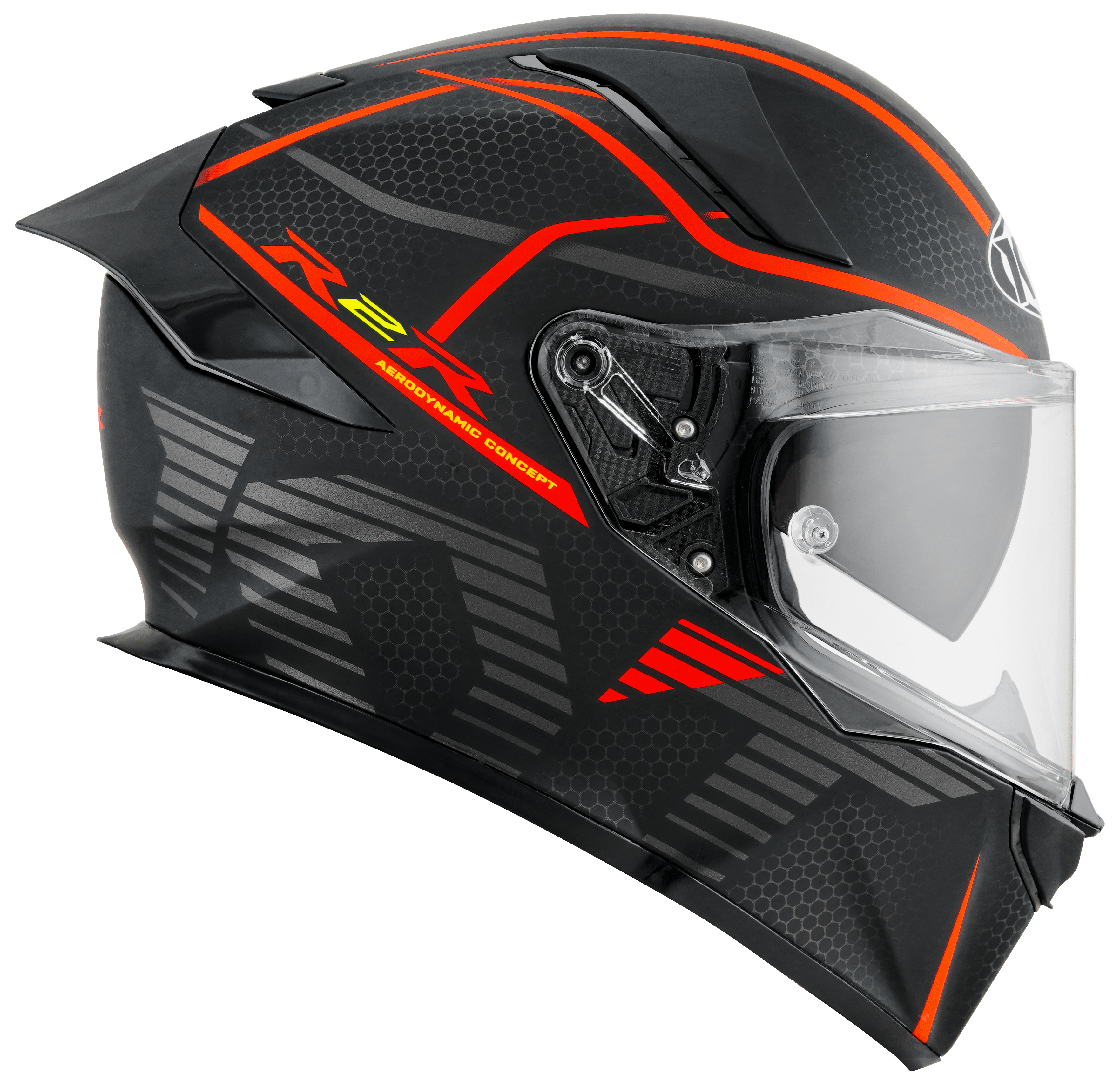 KYT R2R Helm Concept Matt Zwart / Rood Y6R20008 