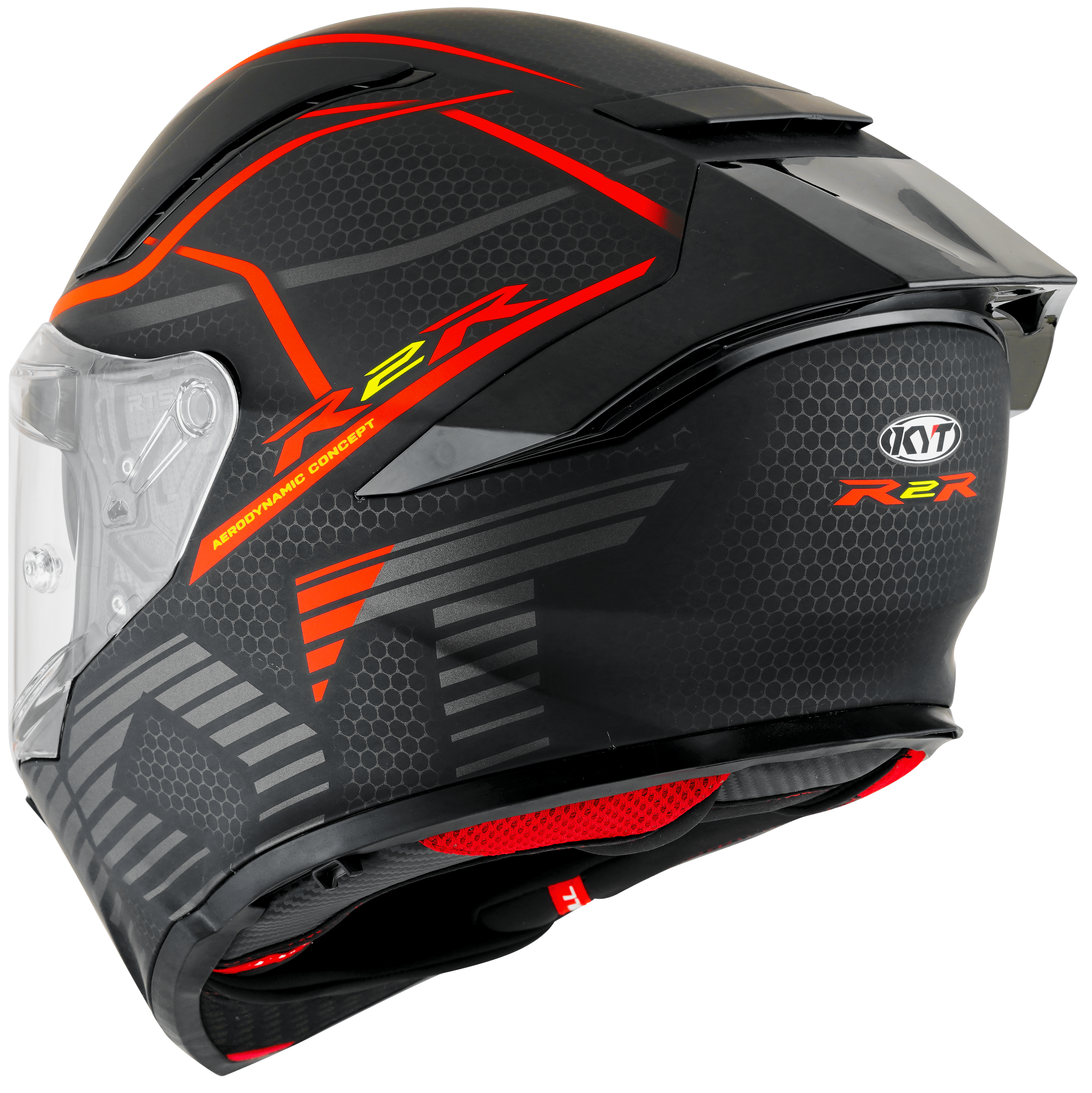 KYT R2R Helm Concept Matt Zwart / Rood Y6R20008 