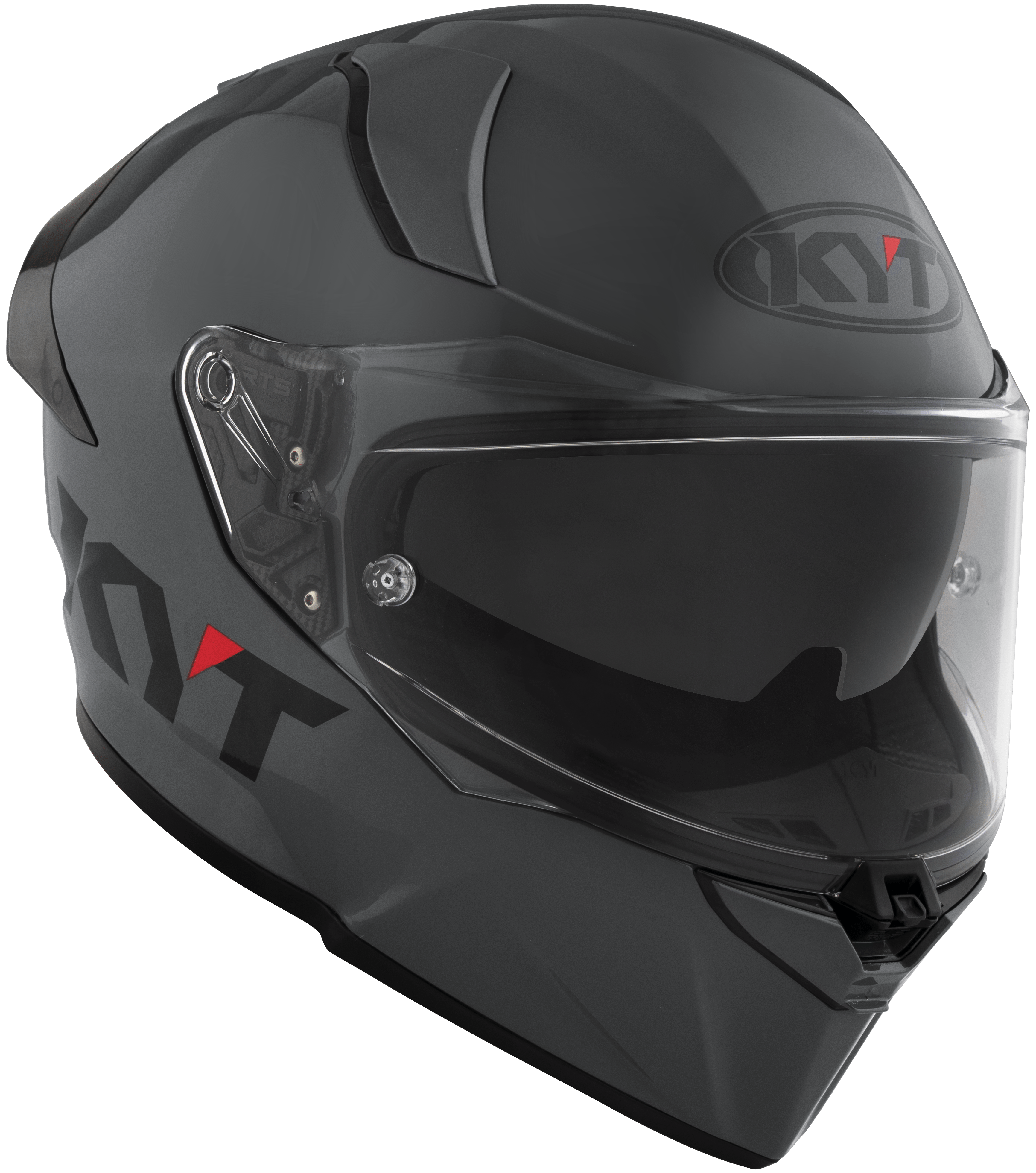 KYT R2R Helm Effen Grijs Y6R200W1 