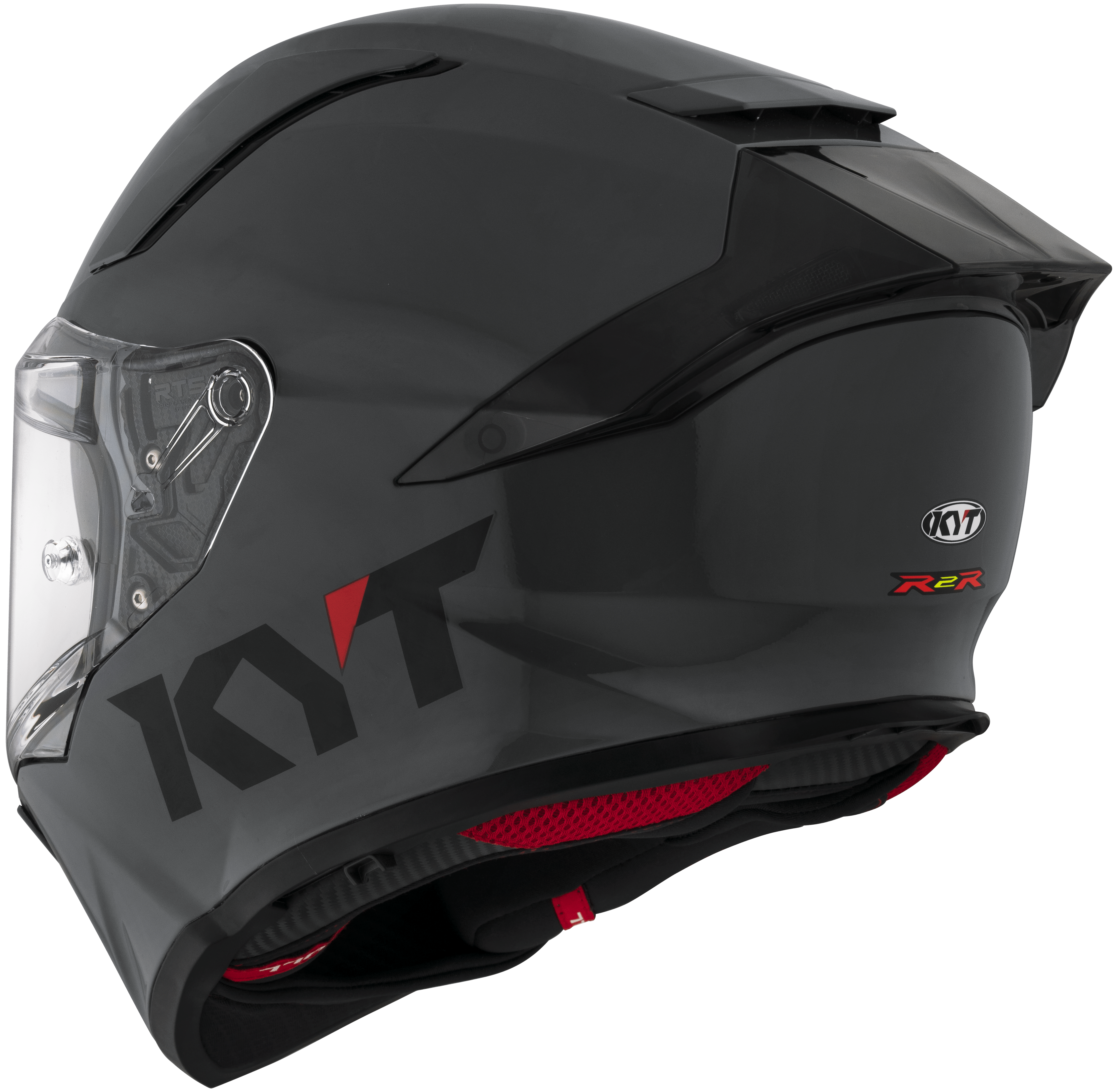 KYT R2R Helm Effen Grijs Y6R200W1 