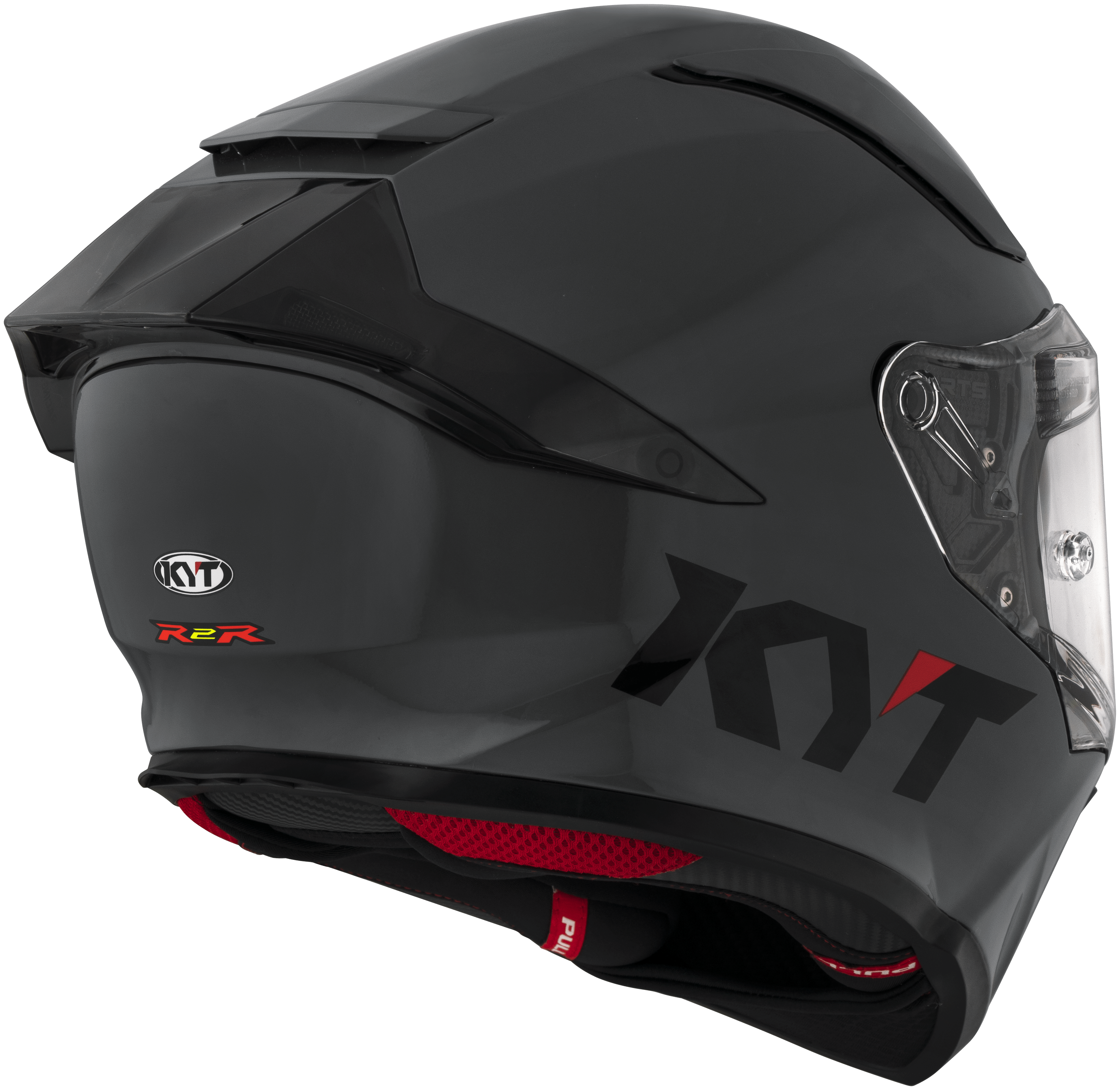 KYT R2R Helm Effen Grijs Y6R200W1 