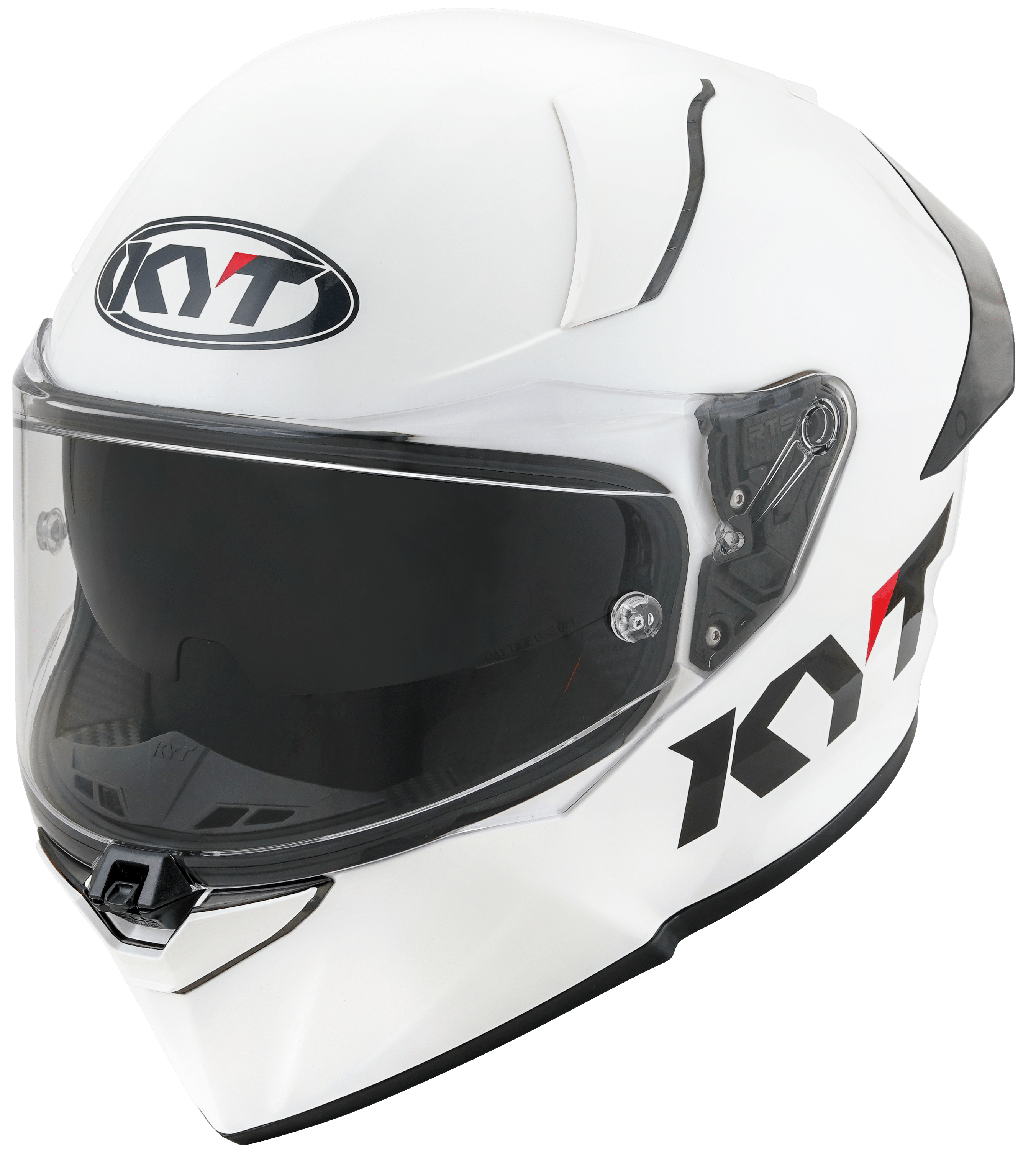 KYT R2R Helm Effen Wit Y6R200W3 