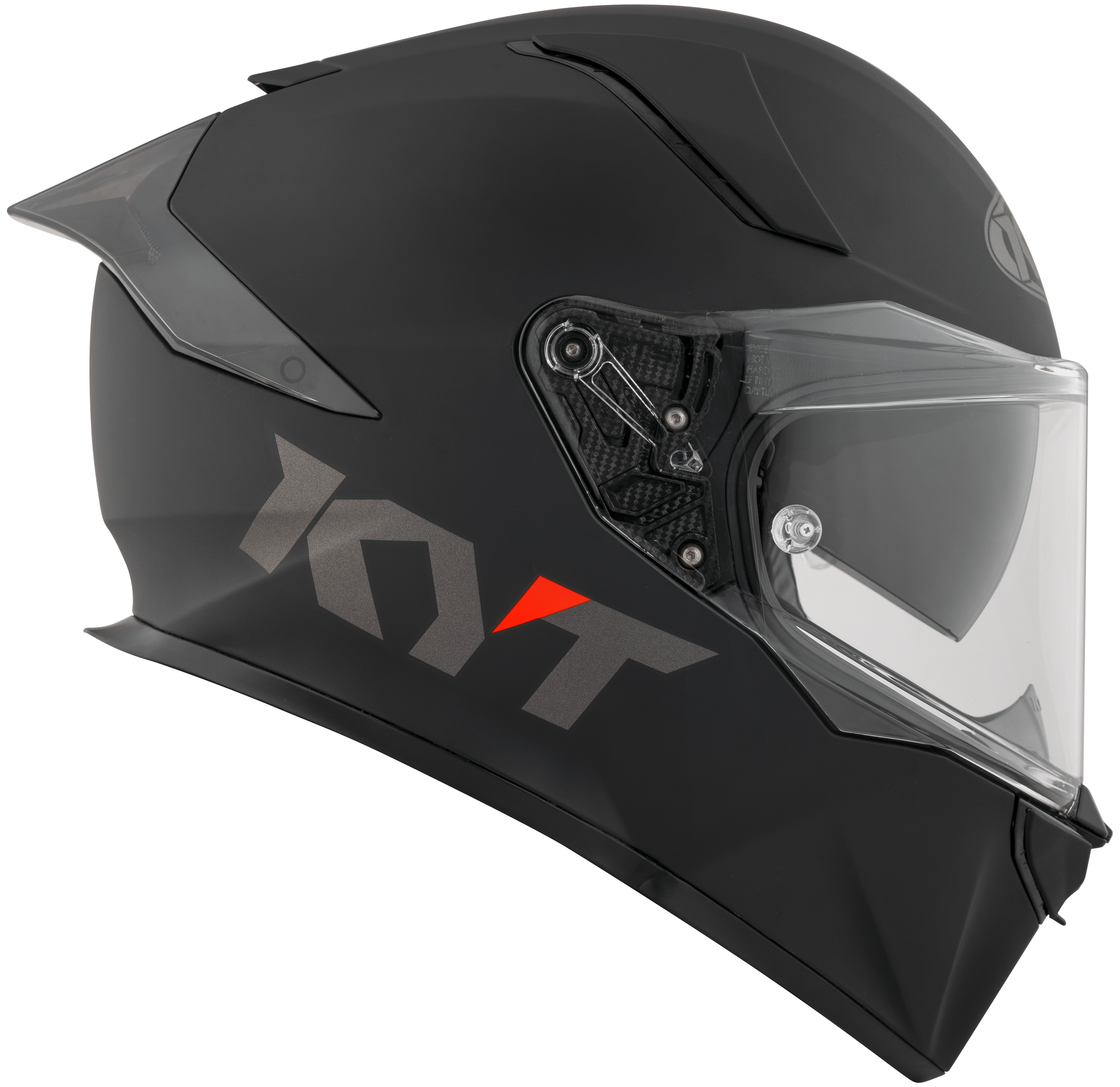 KYT R2R Helm Plain zwart mat Y6R200X6 