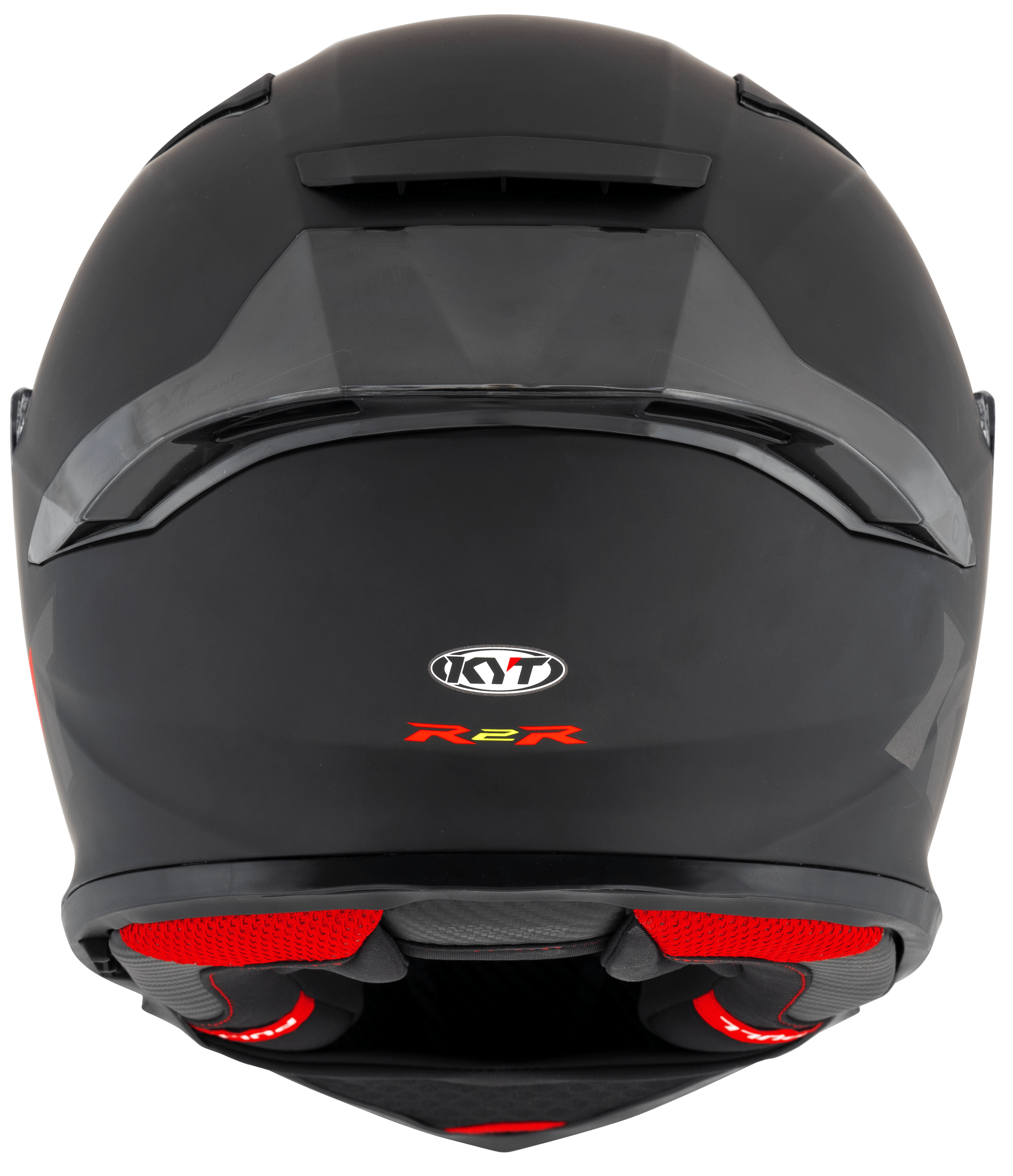 KYT R2R Helm Plain zwart mat Y6R200X6 