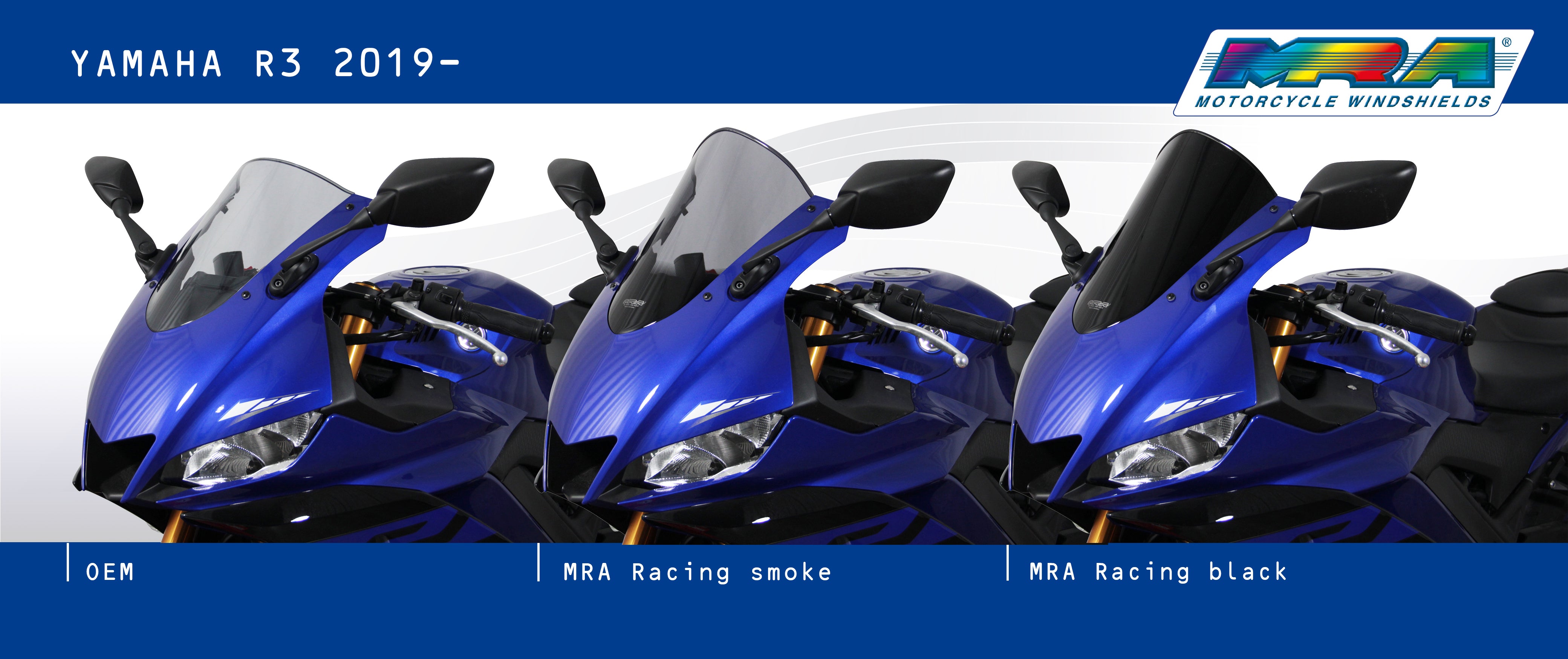 MRA R Racing Windscherm Yamaha YZF-R3 (19-25) 
