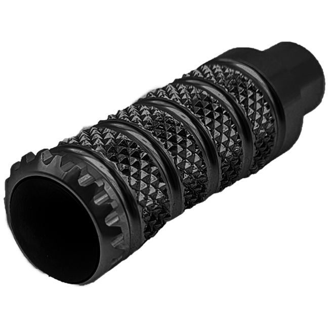 LighTech Vervangingsvoet Track-Use vast 85,5 mm – Zilver/Zwart | RFTR318 