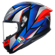 AGV K6 S Helm Slashcut Zwart/Blauw/Rood | 2118395001015 