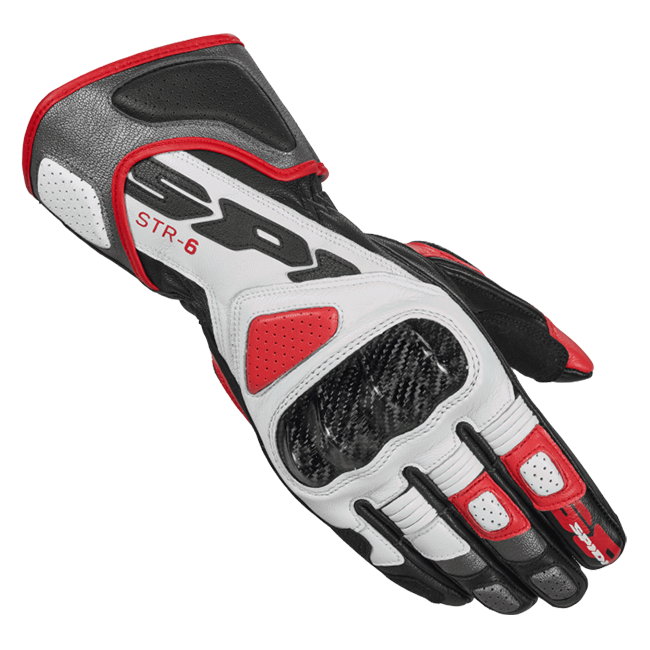 Spidi STR-6 Racing Motorfiets Leerhandschoenen | Heren | Rood | A221014 