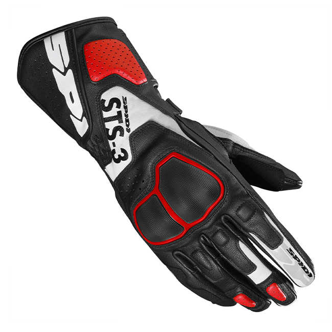 Spidi STS-3 Sport motorhandschoenen van leer | Dames | Rood | A220014 