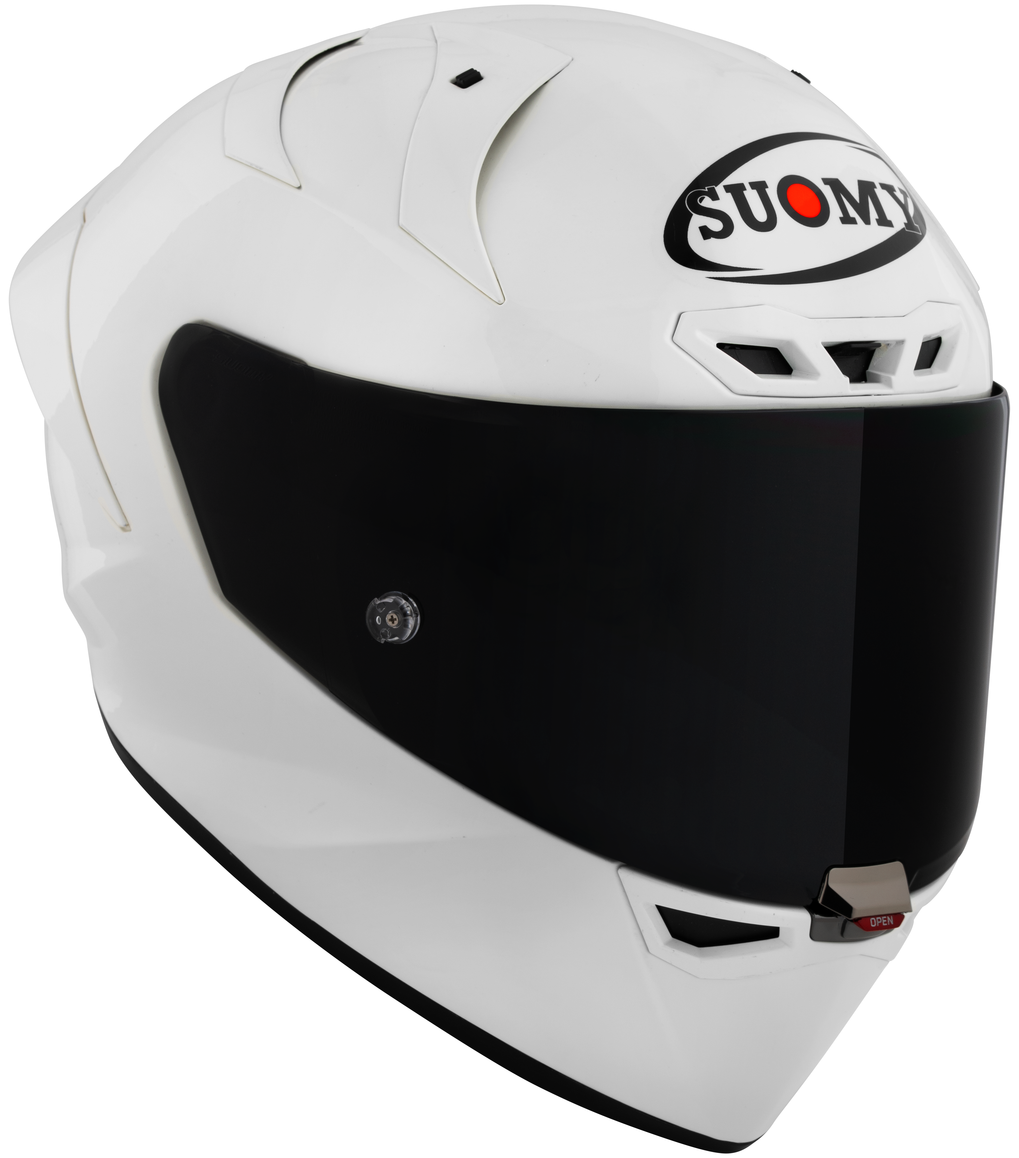 Suomy S1-XR GP Helm Effen Wit Glanzend K6SX00W3 