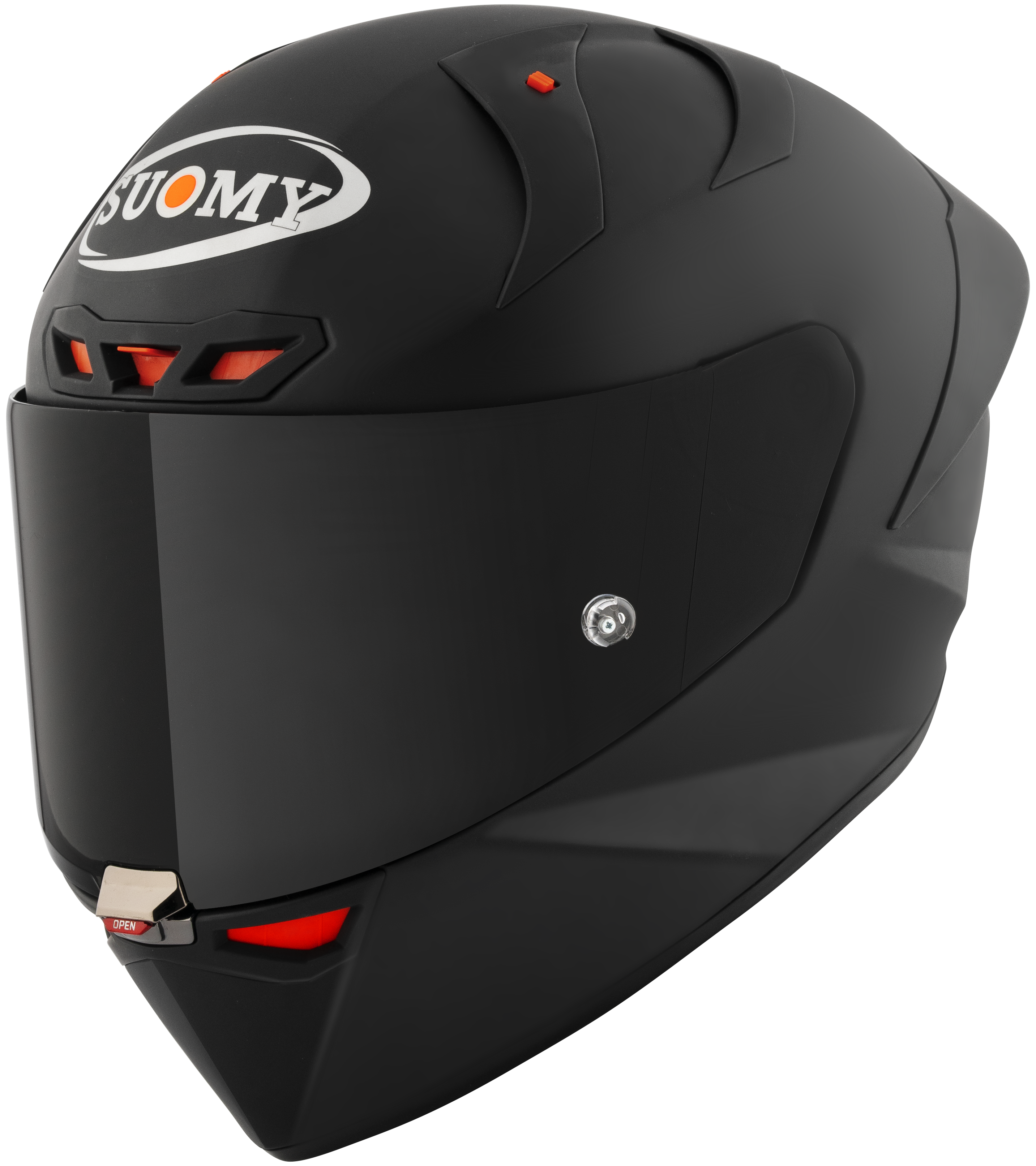 Suomy S1-XR GP Helm Effen Zwart Matt K6SX00X6 