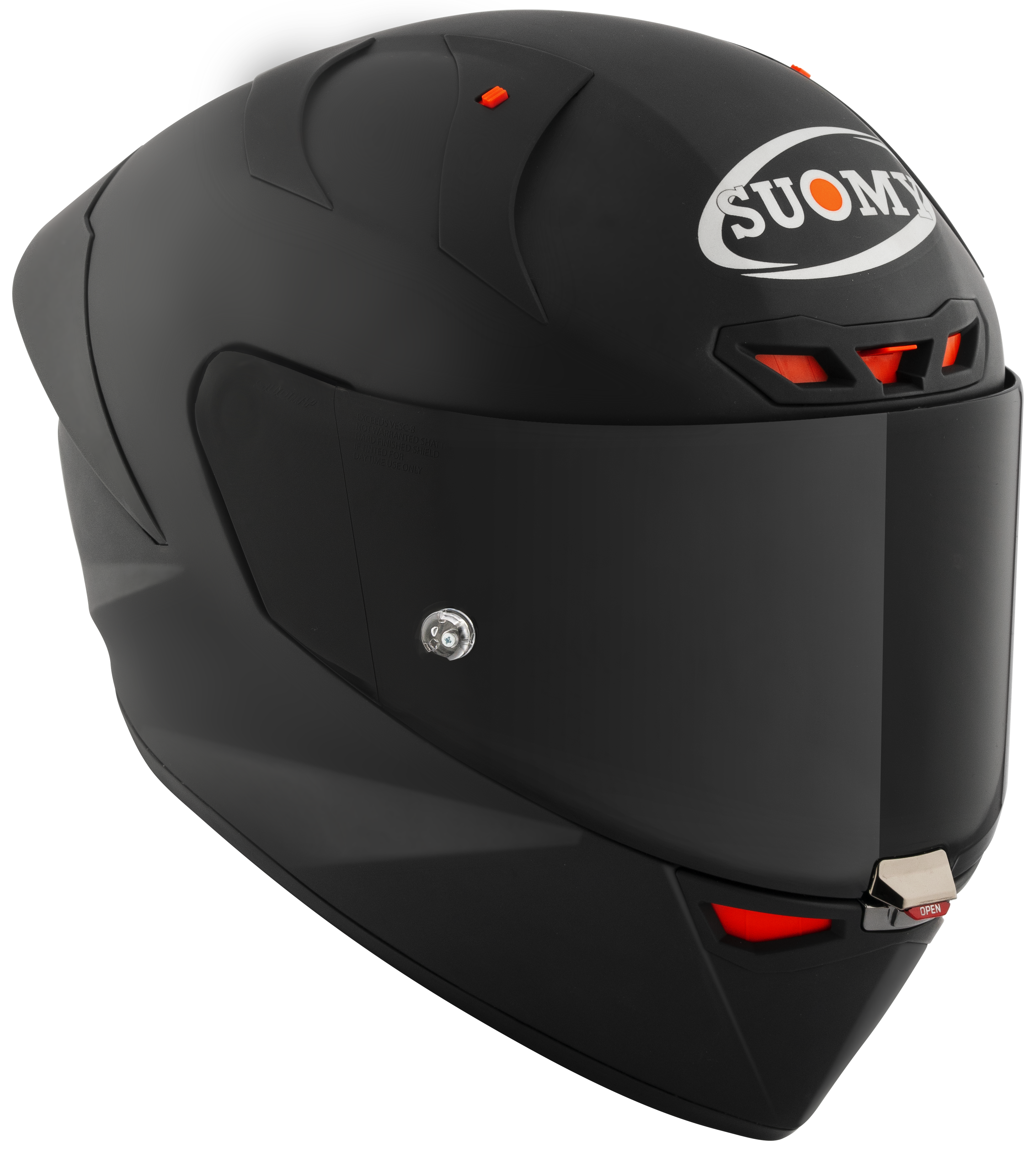 Suomy S1-XR GP Helm Effen Zwart Matt K6SX00X6 