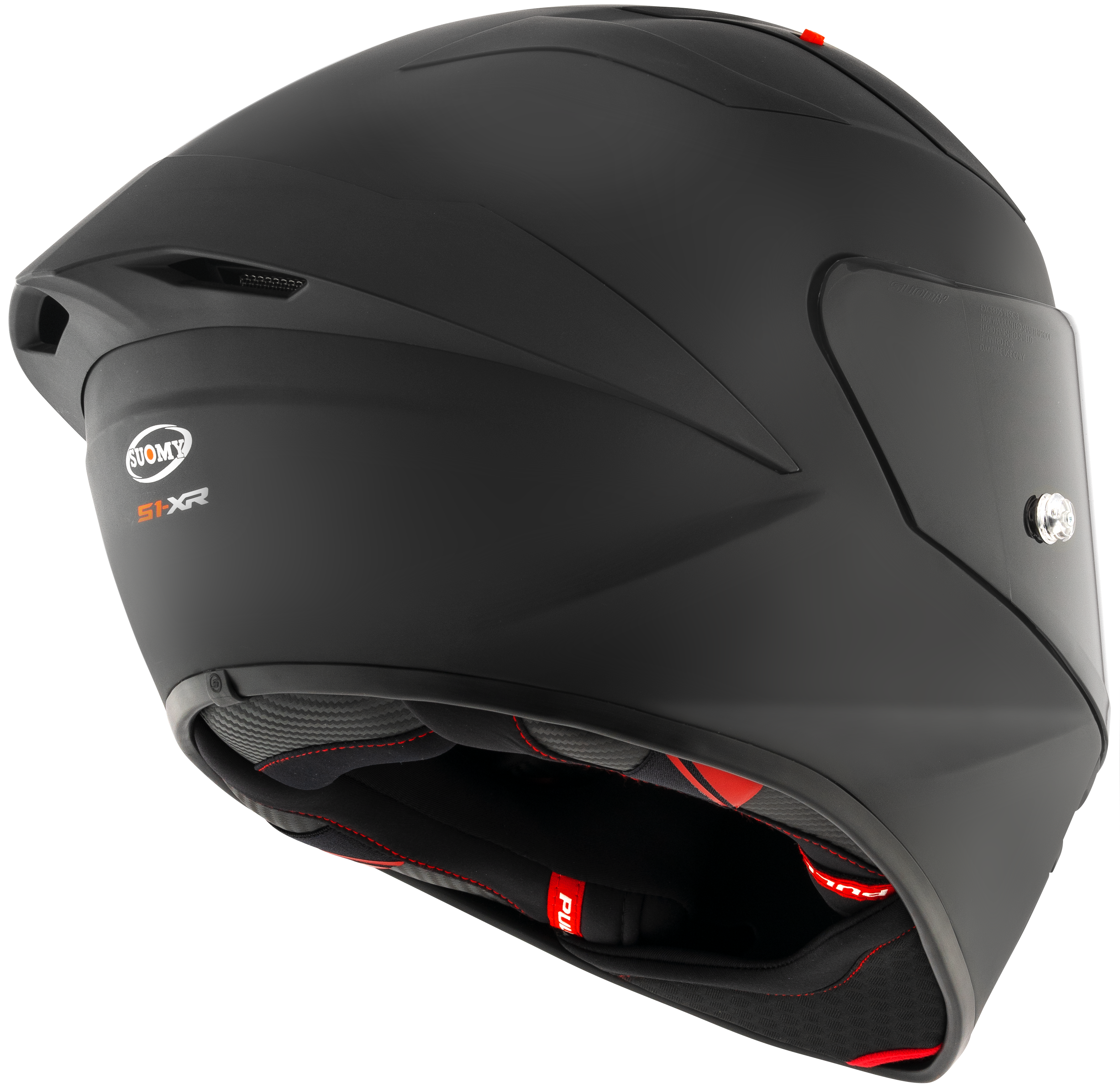 Suomy S1-XR GP Helm Effen Zwart Matt K6SX00X6 