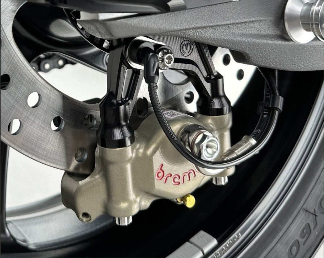 Kettenspanner Kit met remklauwhouder en Brembo P2-30 69,5 mm XA6H530 Motocorse Ducati Panigale V4/S (2025) 