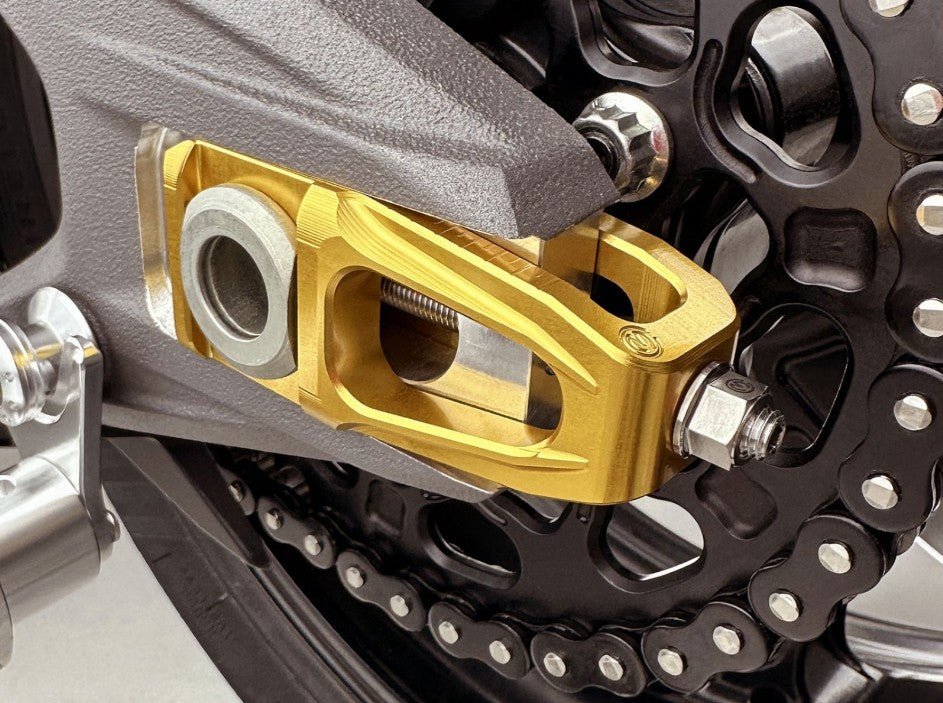 Kettenspanner Kit met remklauwhouder en Brembo P2-24 64mm X206001 Motocorse Ducati Panigale V4/S (2025) 